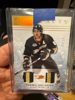 2014-15 Artifacts Hockey Selänne patch /12