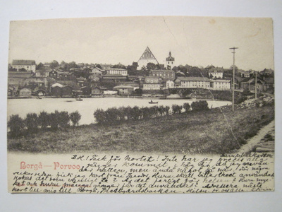 VANHA Postikortti Porvoo 1902