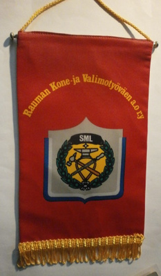 Rauman Kone- ja Valimotyöväen ao. ry. standaarin lippuosa