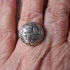 Kalevala Korun hopeinen  Hannunvaakuna sormus - pikkukuva 3