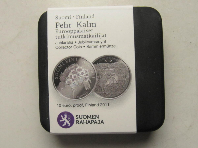 10€ Pehr Kalm 2011  - Proof juhlaraha -