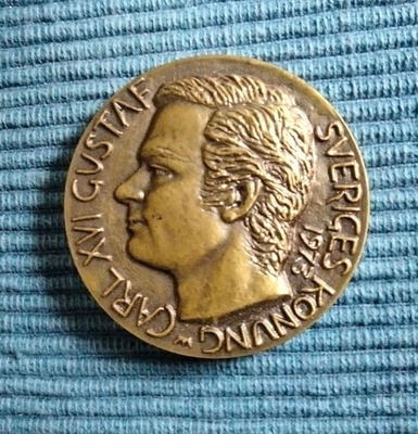 Mitali Carl XVI Gustaf 1973 (numero 0135/7000)