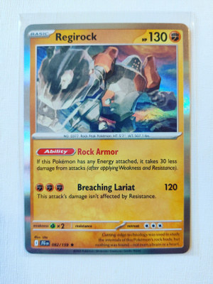 Regirock Holo Rare