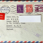 Lento/pikakirje Lontooseen 1958 sekapostitteena - pikkukuva 1