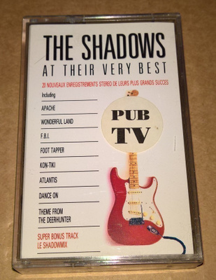 THE SHADOWS AT THEIR VERY BEST C-KASETTI 1989 - 1990