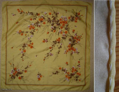 Handmade UPEA Kukkahuivi 76,0 x 76,0 cm