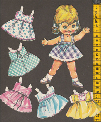 Paperinukke tyttö, Agathon 1950-luku