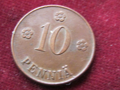 10 penniä 1920