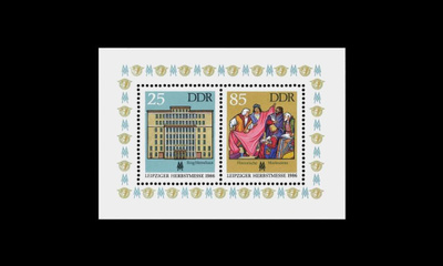 DDR 3038-9BL85 ** Leipzigin syysmessut (1986)