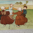 Antiikkikortti 2 kpl: Lapset/ kulkeneet v. 1905 - pikkukuva 5
