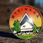 Matkailumerkki Hyvinkää. Halkaisija - 18 mm. Hyväkuntoinen. - pikkukuva 1