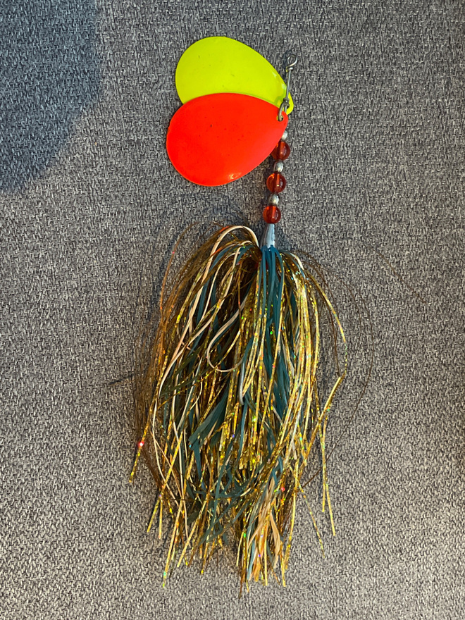 Järeä haukispinneri / spinnerbait suurhauelle, 22 cm