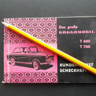 Goggomobil T600 T700 huoltokirja, käyttämätön 1959 - pikkukuva 1