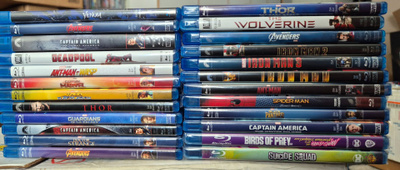 24 KPL MARVEL ELOKUVIA  -Blu-Ray