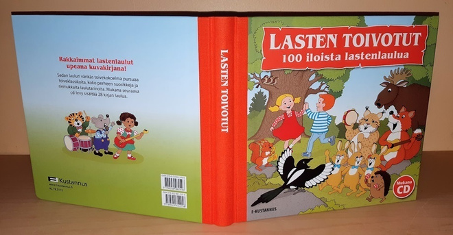 Lasten toivotut : 100 iloista lastenlaulua (sis. cd)