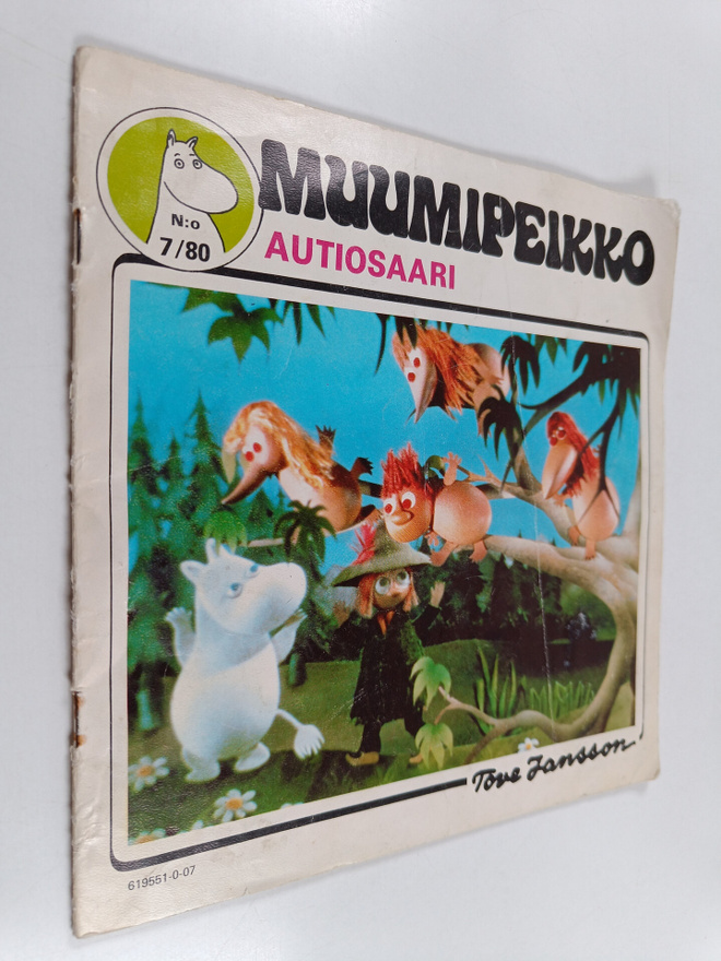 Tove Jansson : Muumipeikko 7/1980 : Autiosaari