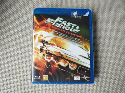 Uusi Fast and the Furious The Complete Collection 1-5 Bluray
