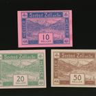 Itävalta 10, 20, 50 Heller, Zell am See 1920 - pikkukuva 1