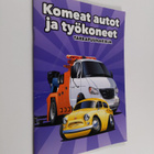 Komeat autot ja työkoneet : tarrapuuhakirja - pikkukuva 1