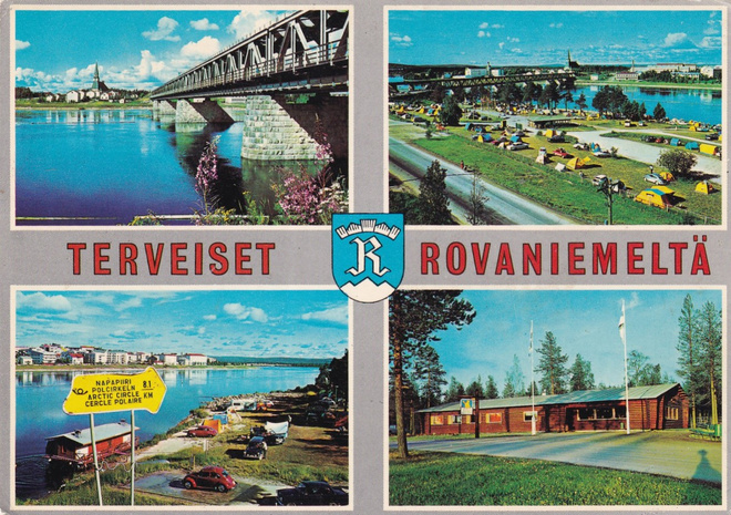 Rovaniemi, vaakuna . sommitelmakortti    b420