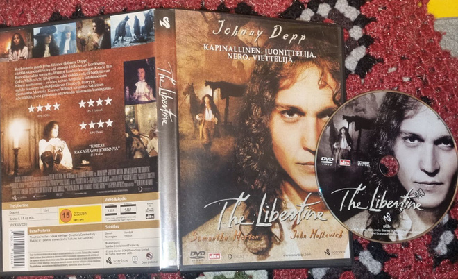 DVD Libertine FI . Johnny Depp