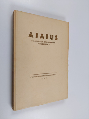 Ajatus 5 : Filosofisen yhdistyksen vuosikirja