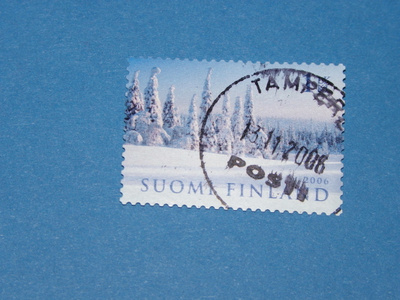 Talvimaisema 2006 Lape 1762 leimattu