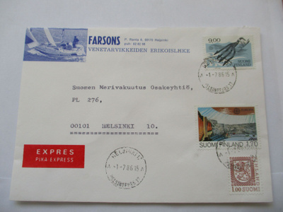 1986 Helsinki 17 paikallispikakuori