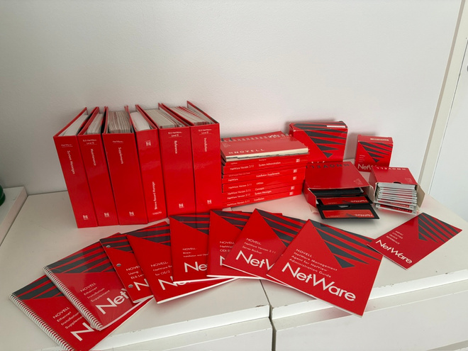 Novell NetWare v 2.15 ja v 3.11 RARE