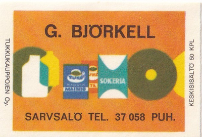 Sarvsalö. G. Björkell .b479