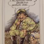 "Sotamies"-KULKEMATON POSTIKORTTI - pikkukuva 1