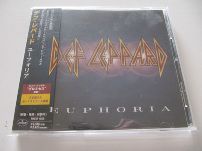 Def Leppard – Euphoria Japanilainen CD OBI