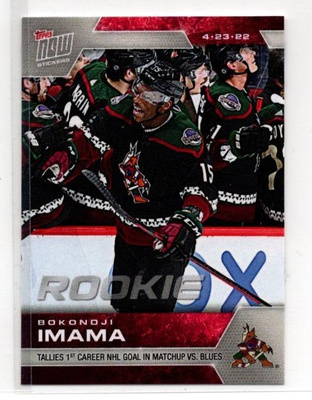 Bokondji Imama 19-20 Topps Now sticker #426 RC