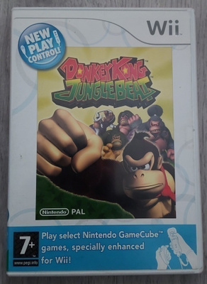* Donkey Kong Jungle Beat Wii / Wii U PAL MIB Lue Kuvaus