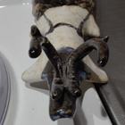 KERAAMINEN PORO JA REKI - Made in Lapland. Sign. - pikkukuva 3