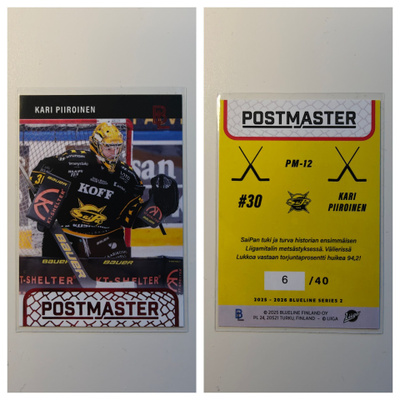 Kari Piiroinen Red Postmaster Blueline