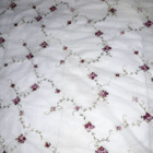 Kirjailtu tyllikangas / verhokangas 200x150cm - pikkukuva 1