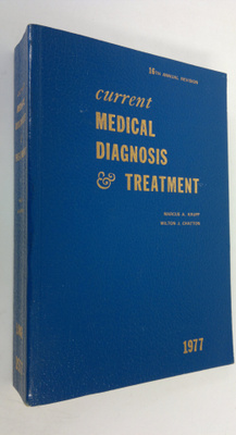 Marcus A. Krupp : Current medical diagnosis & treatment
