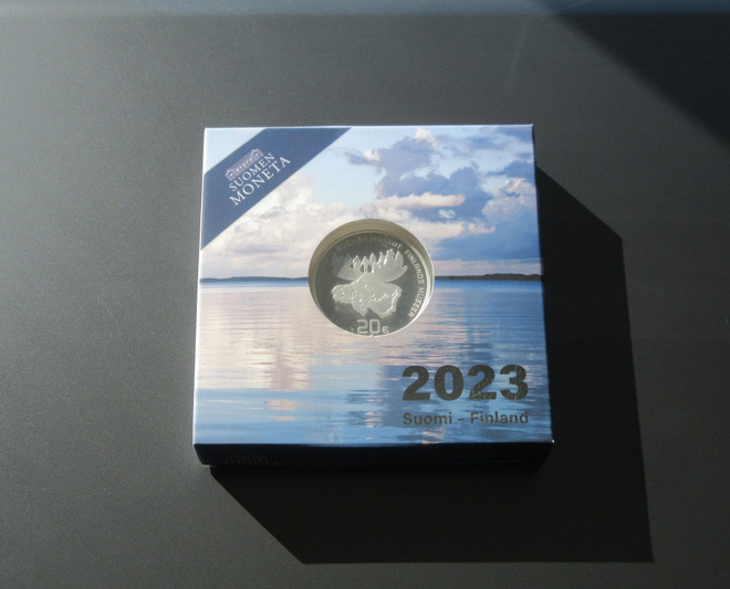 2023 20€ PROOF Suomen museot - Museoliitto 100 vuotta