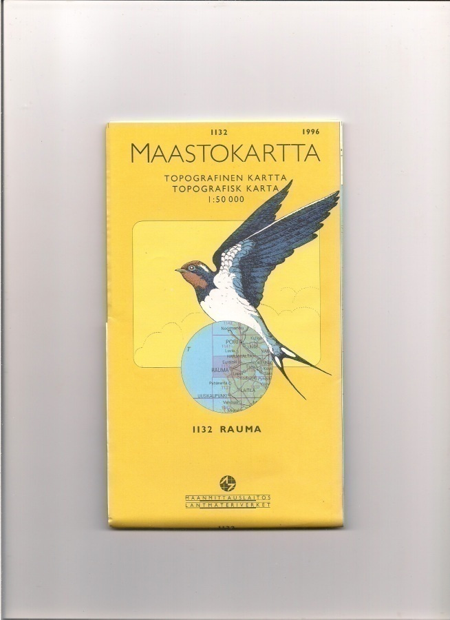Maastokartta 1:50 000 Rauma