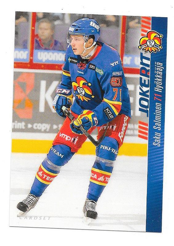 2012-13 CardSet #227 Saku Salminen Jokerit