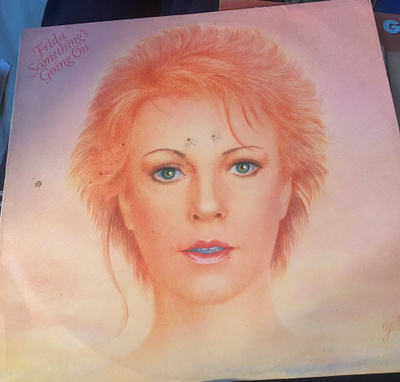 Frida: Something’s Going On 1982 LP Phil Collins