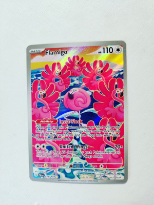 Flamigo 227/193 Holo Illustration Rare Paldea Evolved Art34