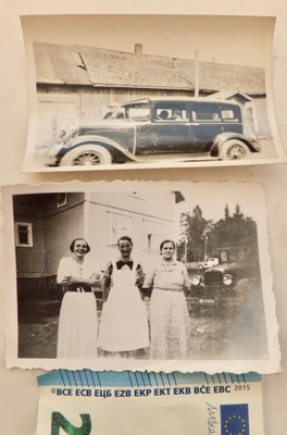 2 VANHAA Valokuvaa KIVAT Autot Häme 1930-l