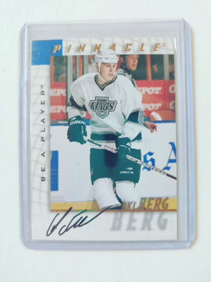 Aki Berg - 97-98 Pinnacle Autographs