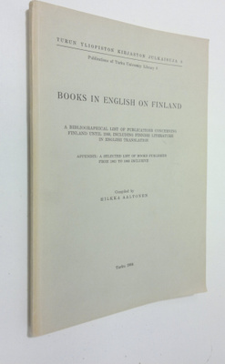 Hilkka Aaltonen : Books in English on Finland : a bibliog...