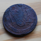Venäjä, 5 kopeekkaa 1776 'Piparkakkuraha' - pikkukuva 2