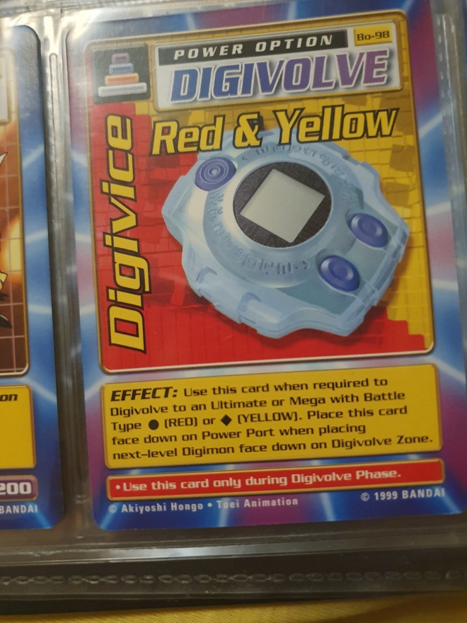 [Mint] 1999 Bandai Digimon - Non Holo card Bo-98
