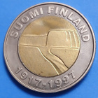 Hopeinen juhlaraha 25 mk vuodelta 1997,  itsenäisyys 80 v. - pikkukuva 2