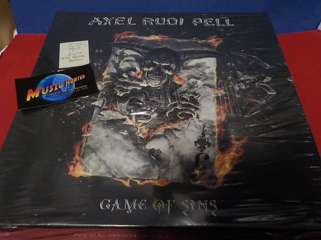 AXEL RUDI PELL - GAME OF SINS M-/M- 2LP+2CD BOKSI